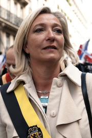 Le Pen demonstrates her political alliance with Salvini during Italy visit   