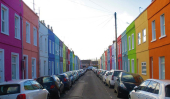 Vibrant transformation: artist revitalizes Gloucester with rainbow homes, boosting house prices